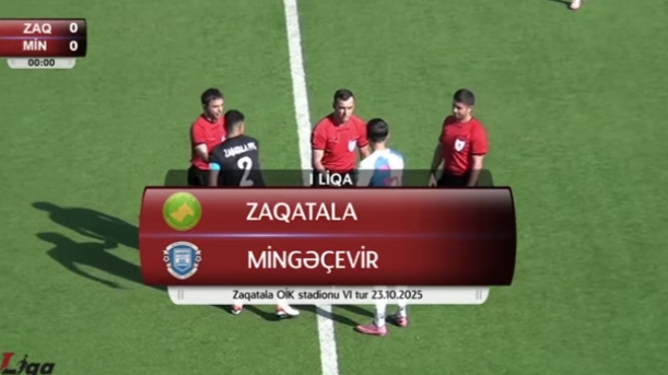 “Zaqatala” – “Mingəçevir” 2:3 - VİDEO