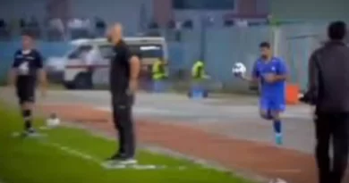Topu autdan oyuna belə daxil etdi: Möcüzə sayəsində sağ qaldı – VİDEO