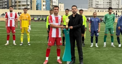 Ayın ən yaxşı qolunun müəllifi mükafatlandırıldı