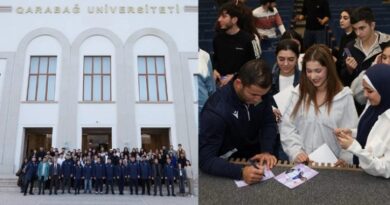 Azərbaycanın tanınmış güləşçiləri Qarabağ Universitetində olublar