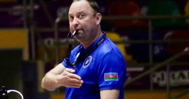 Azərbaycanlı hakim Çelenc Kuboku matçına təyinat aldı