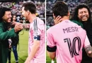 Messi ilə görüşən əfsanə məşhur fəndini təkrarladı - FOTO