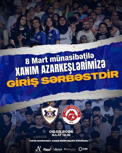 "Qarabağ"dan xanım azarkeşlər üçün jest