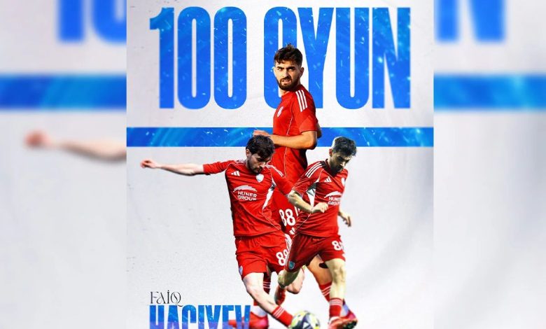 “Turan Tovuz”un heyətində 100-cü oyununa çıxdı
