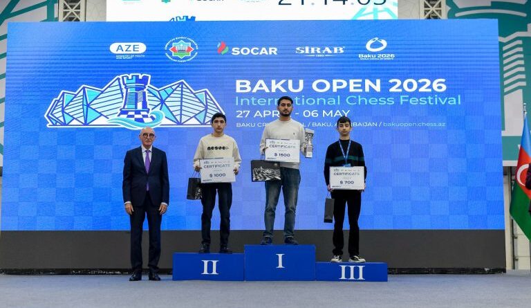 Bakıda keçirilən Beynəlxalq Şahmat Festivalına yekun vuruldu