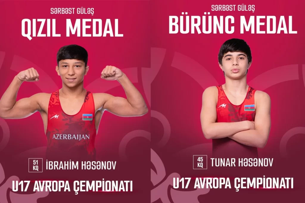 İbrahim Avropa çempionu olub, Tunar bürünc medal qazandı