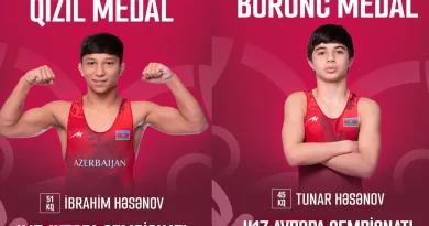 İbrahim Avropa çempionu olub, Tunar bürünc medal qazandı