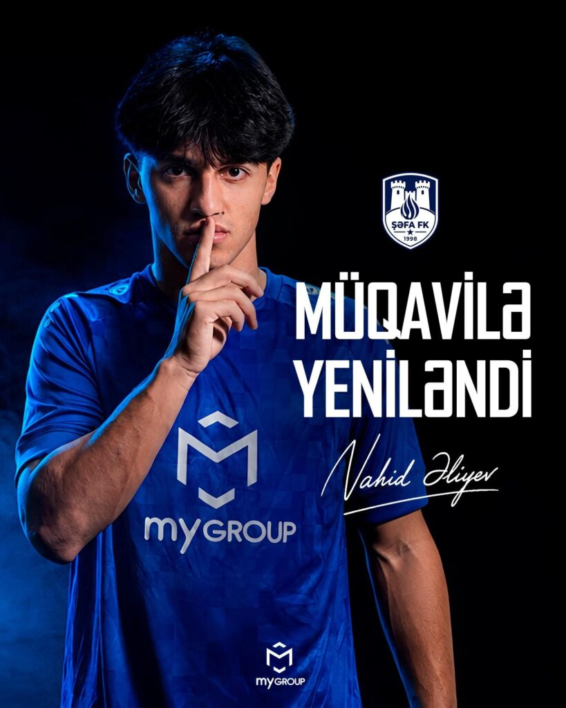 "Şəfa" gənc vingeri ilə müqavilə yenilədi - RƏSMİ