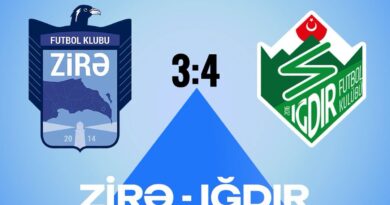 “Zirə” “Iğdır”a məğlub oldu
