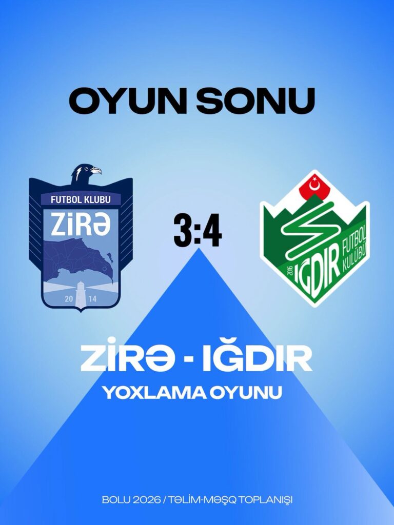 "Zirə" "Iğdır"a məğlub oldu