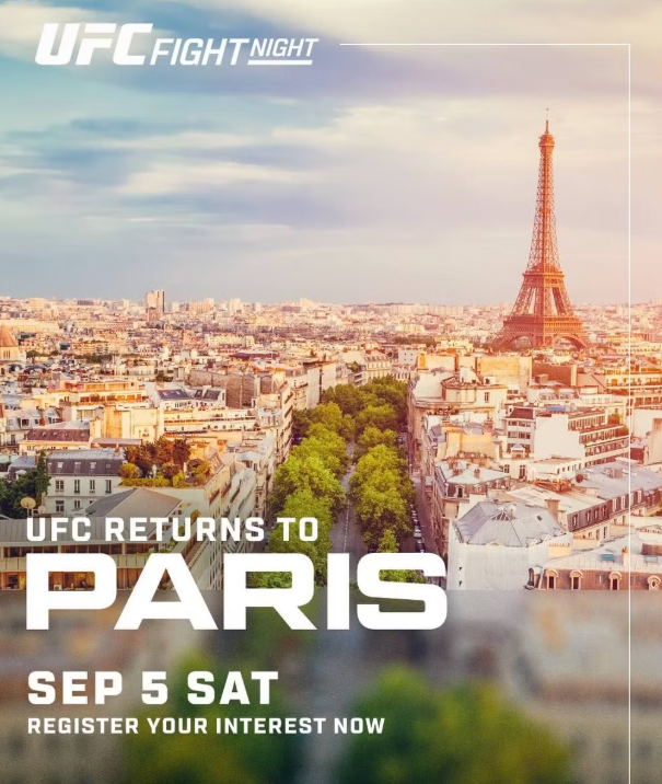 UFC Paris turnirini rəsmən açıqladı