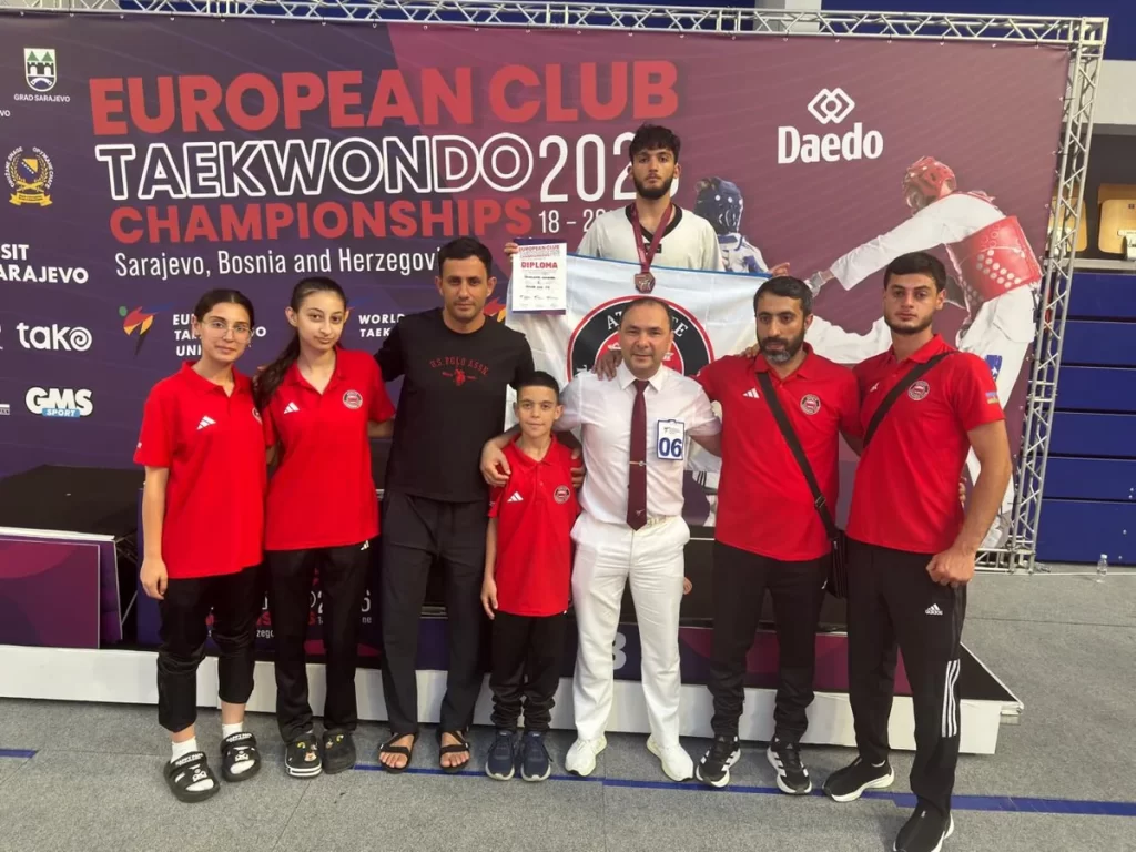 Azərbaycanlı taekvondoçu klublararası Avropa çempionatında “bürünc” qazanıb