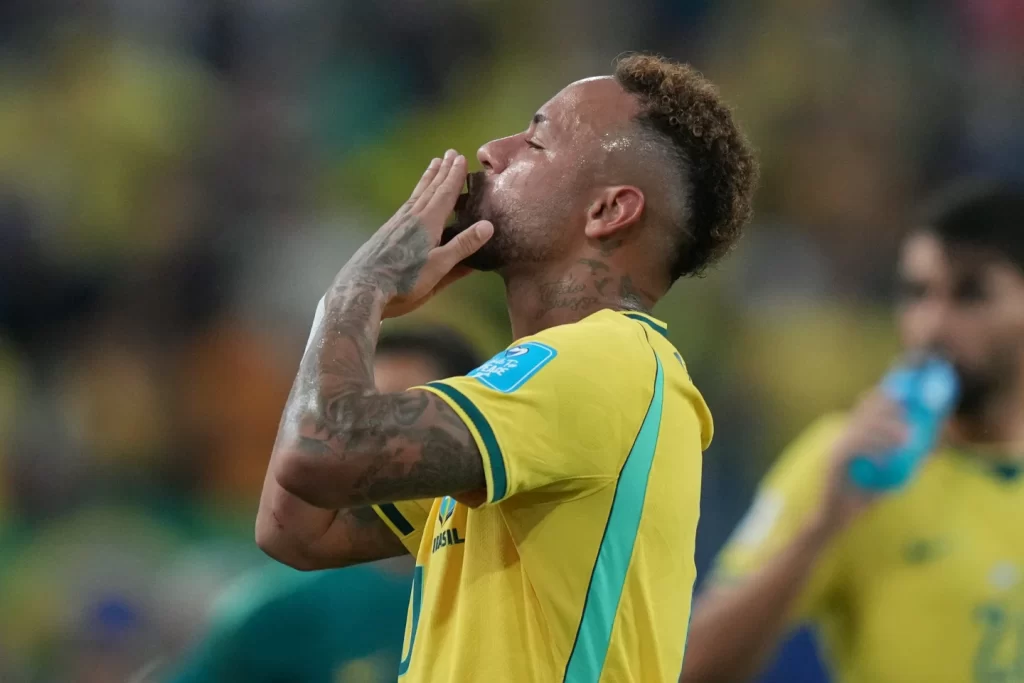 Neymar göz yaşını saxlaya bilmədi - FOTOLAR