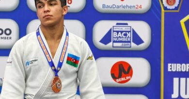 Azərbaycanlı idmançı Almaniyada medal qazandı