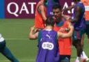 Ronaldo məşqdə onun qarşısında diz çökdü – VİDEO