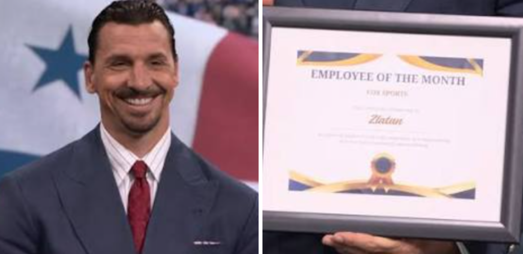 Zlatan orada da Zlatandır: Ayın ən yaxşısı seçildi