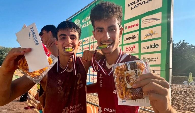 Azərbaycanın çimərlik voleybolçularından bürünc medal