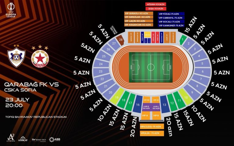 "Qarabağ" - ÇSKA oyununun biletləri satışa çıxarıldı