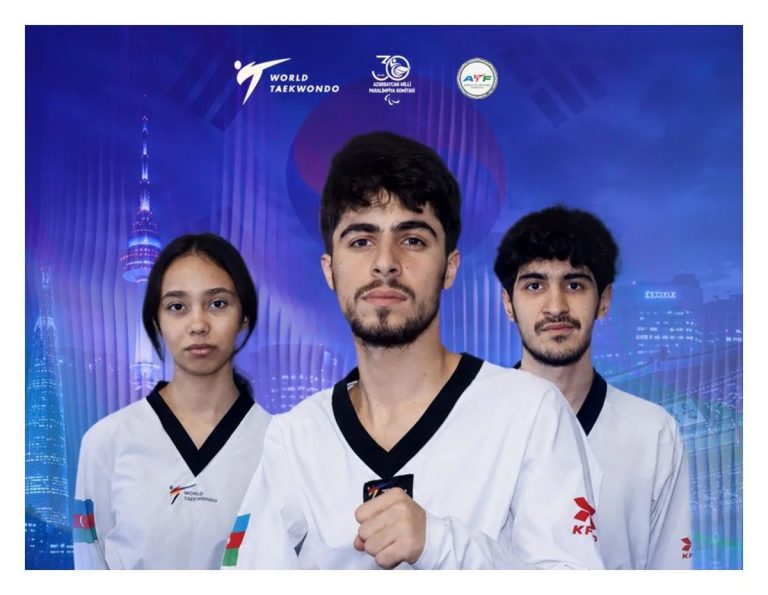 3 parataekvondoçumuz xüsusi dəvətlə Cənubi Koreyaya yollandı