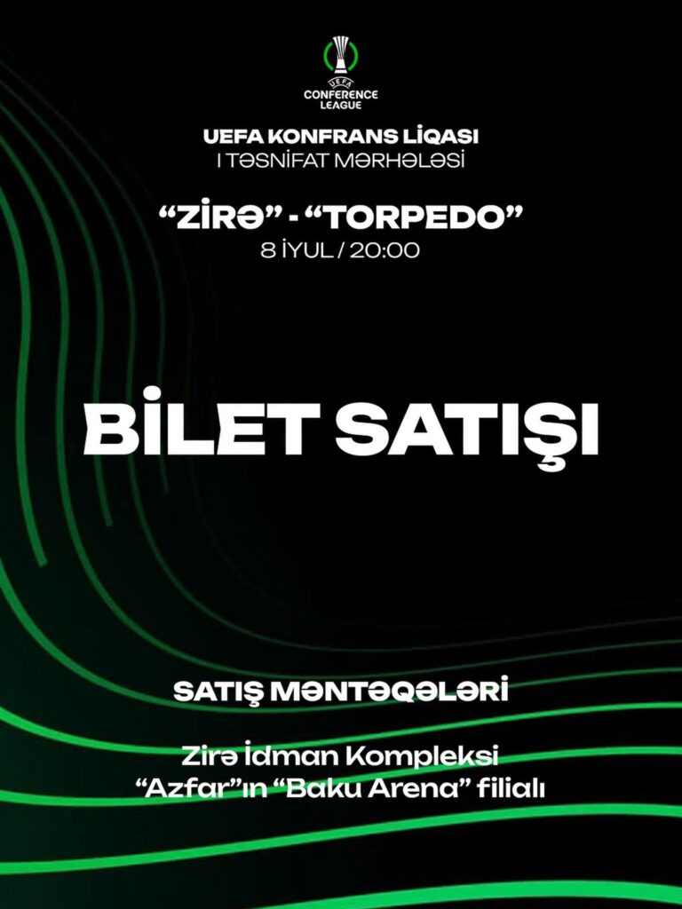 “Zirə” – “Torpedo” oyununun biletləri satışa çıxarılır