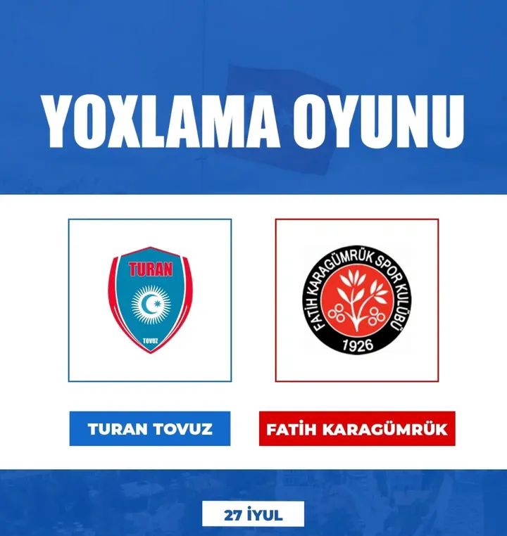 “Turan Tovuz” Türkiyə klubu ilə yoxlama oyunu keçirəcək