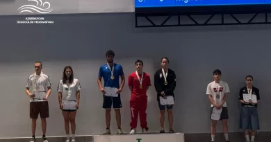 Azərbaycan üzgüçüləri beynəlxalq turniri 33 medalla başa vurub