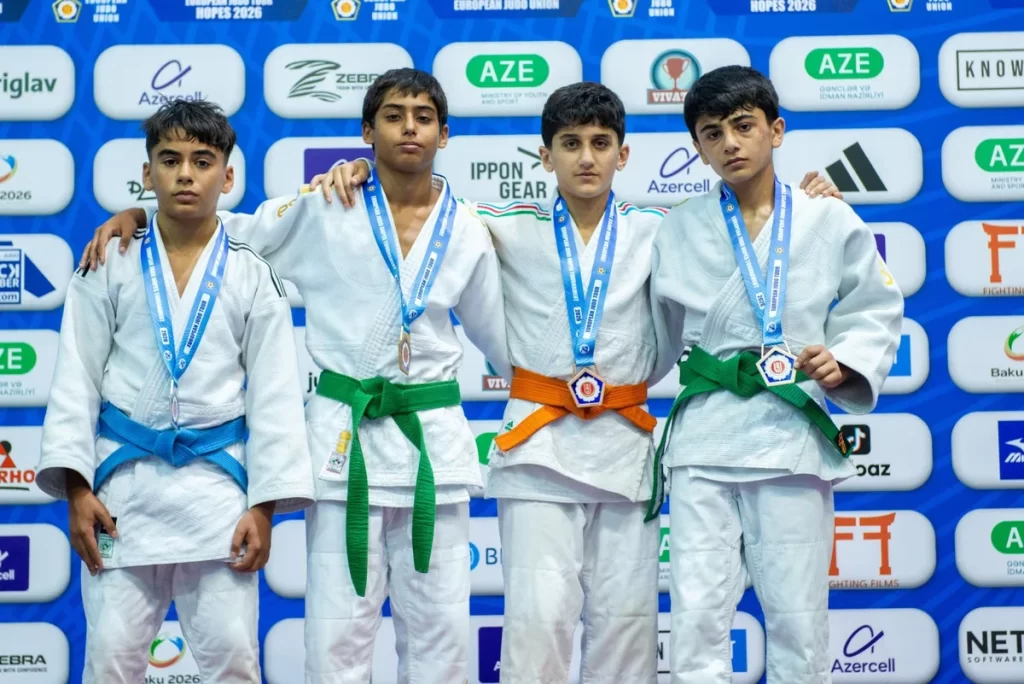 Avropa Cüdo Ümidləri: U-14 yaş kateqoriyasında mübarizə başa çatdı